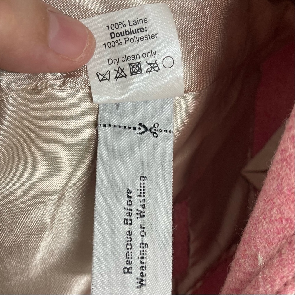 J. Crew Women’s Schoolboy Wool Pink Herringbone Blazer Size 2 With Gold Buttons - Picture 5 of 15